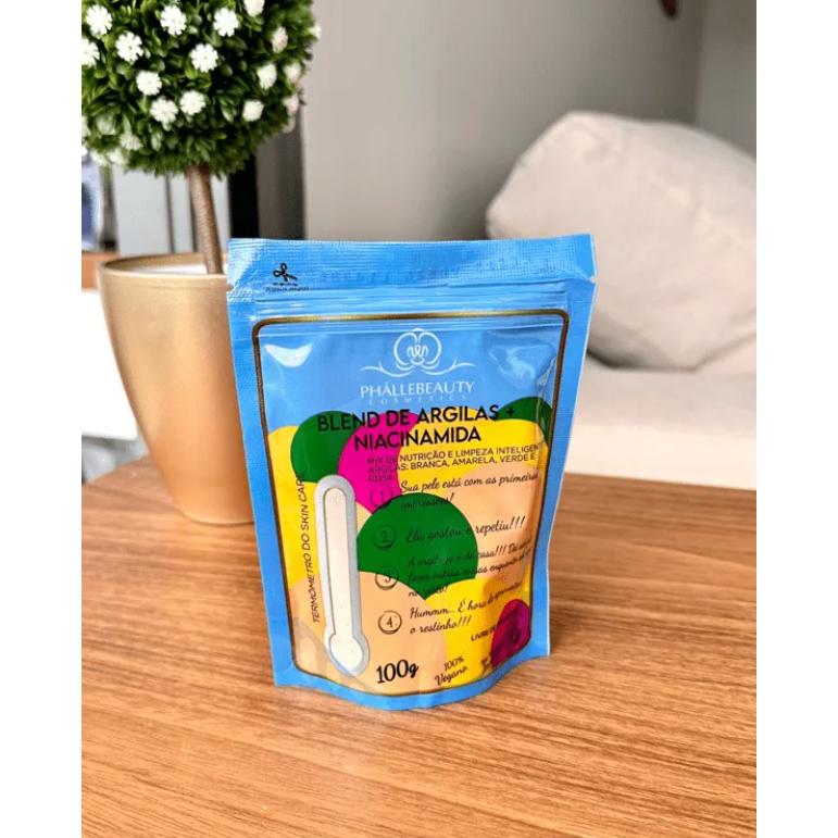 Argila Em Pó Blend 100g Phállebeauty
