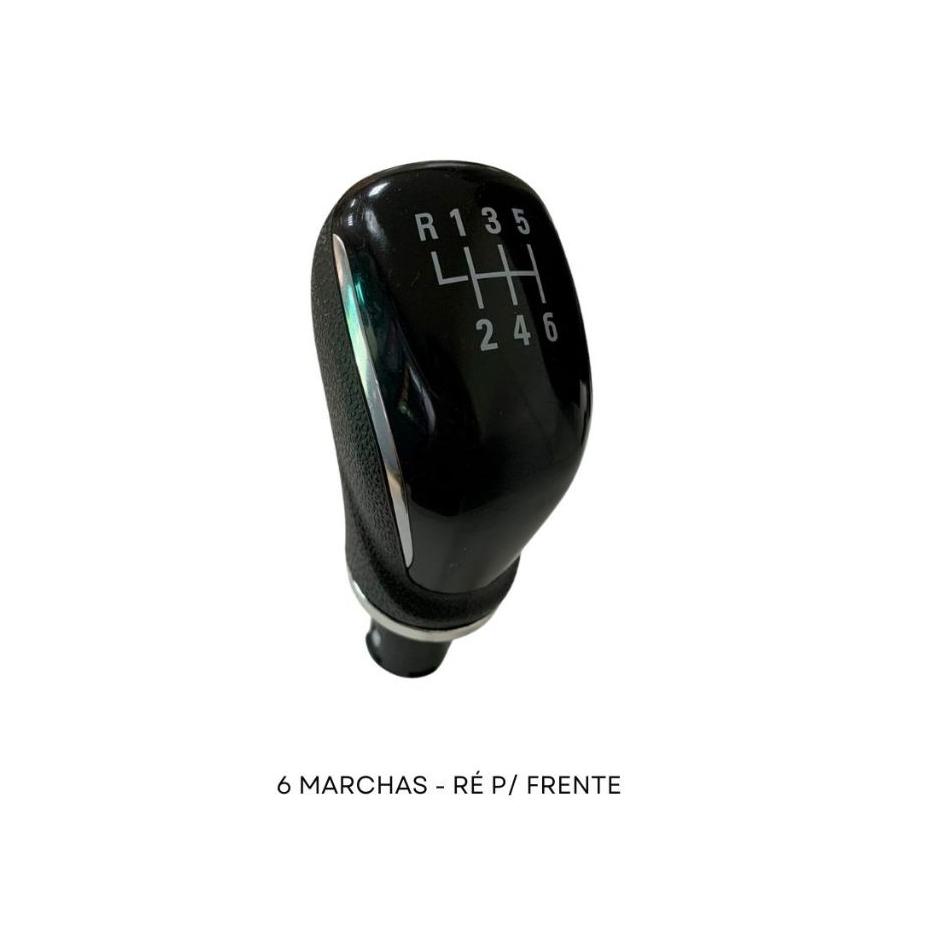 Bola De Cambio Manopla Novo Onix PLUS 20 A 23 Preto Aro Cromado