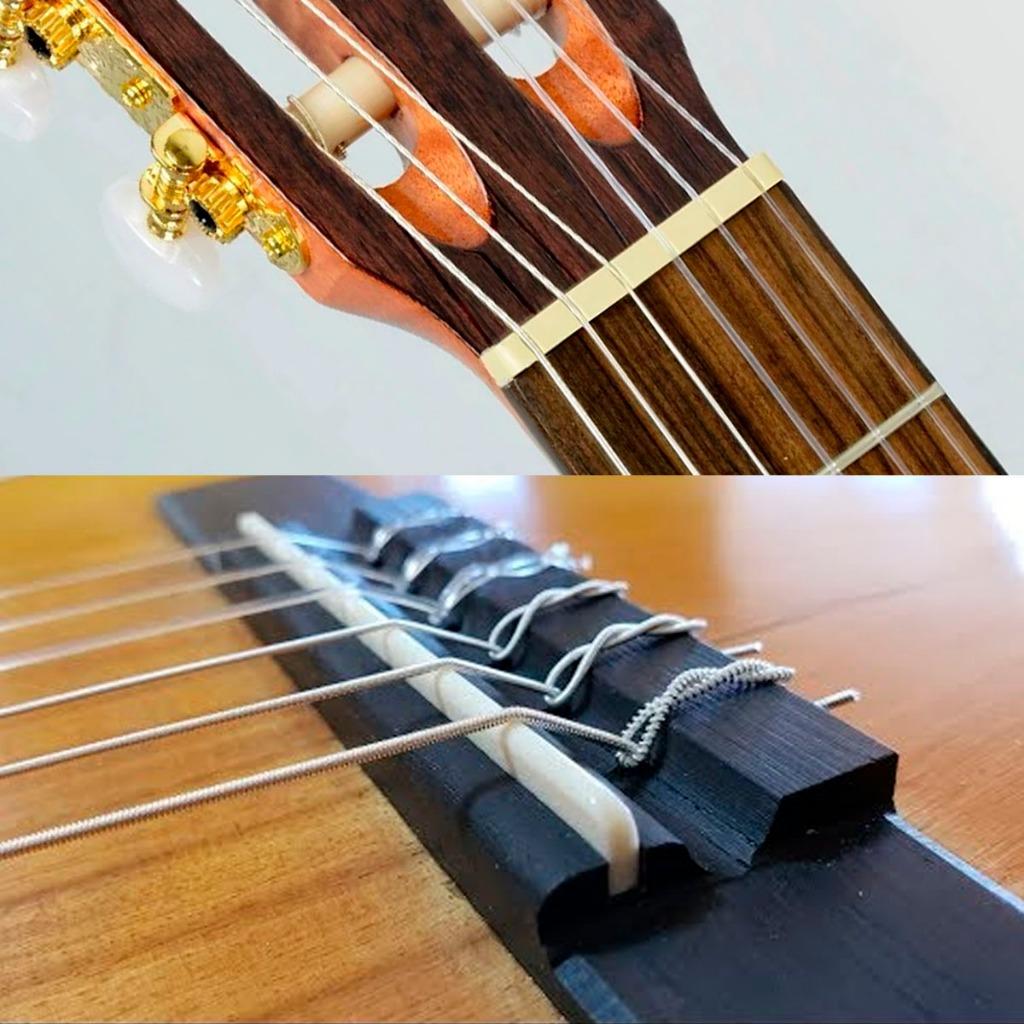 Rastilho E Pestana Plástico Violão Nylon