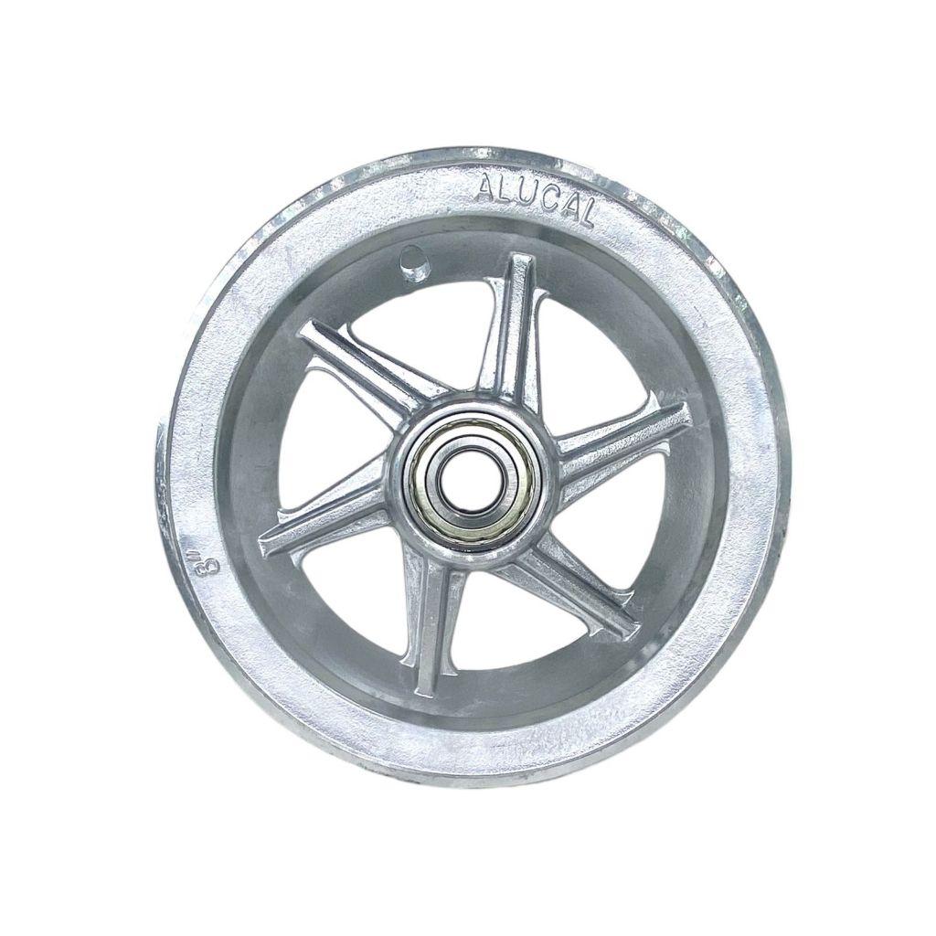 Roda Aluminio Aro 8 Com Pneu 6 Lonas E Camara Completa Para Carreta De Moto Carretinha Reboque Carrinho De Picolé 1pc