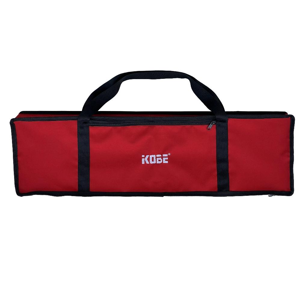 Capa De Transporte Para Teclado Kb-300 Kobe Music Vermelha