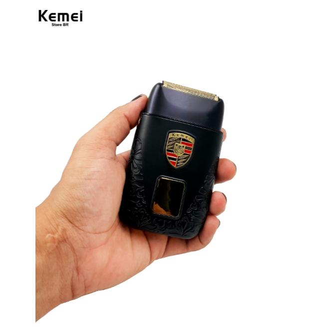Barbeador Shaver Profissional Masculino Kemei T93 Bivolt 110v220v Recarregável Portátil