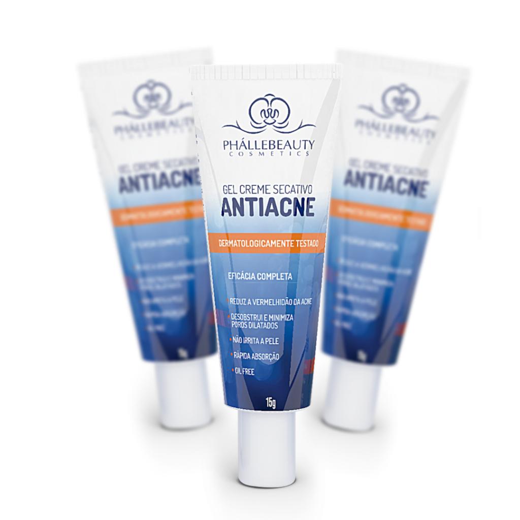 Sabonete E Gel Secativo Antiacne Phállebeauty