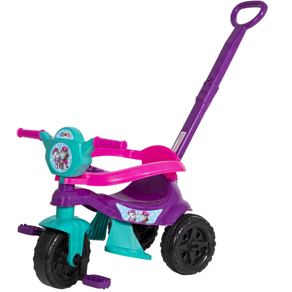 Motoca Triciclo Infantil Completa Menina 1 A 3 Anos Motoca Infantil Princesinha - Queen Shop