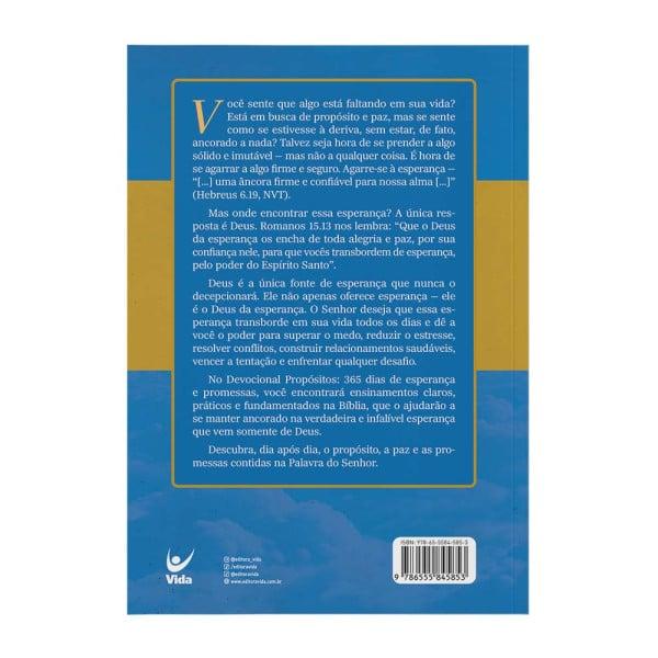Devocional Propósitos 365 Dias De Esperança E Promessas Rick Warren