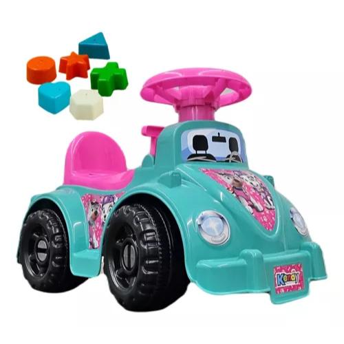 Totoka Andador 1 A 3 Anos Motoca Educativo Menina Tiffany Buzina Volante Pc Geométricas - Inmetro