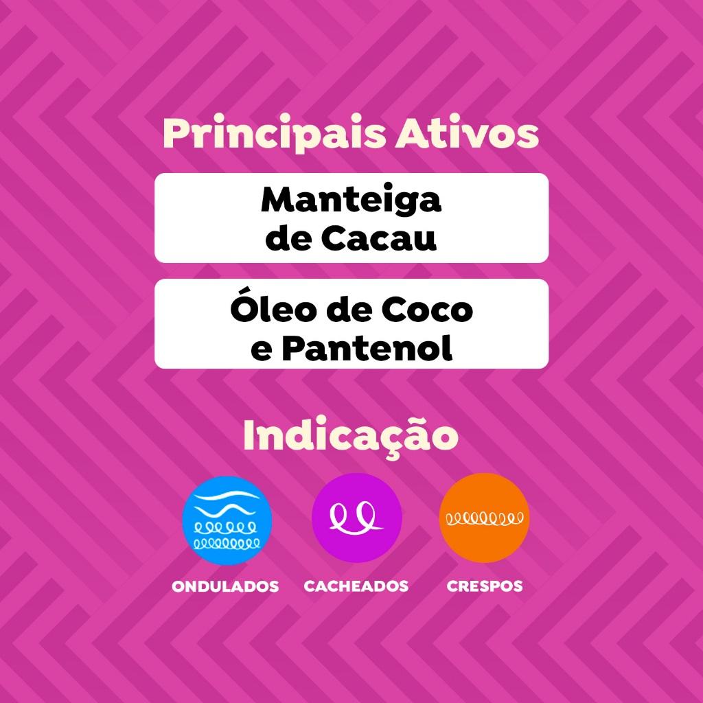 Creme Para Pentear Chocolate Kids Cachinhos Nutridos 1kg