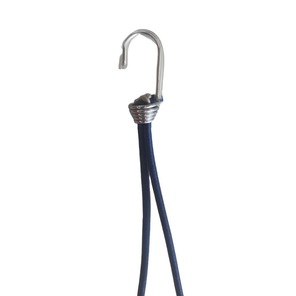 Extensor Elástico Corda Fixador Lona Caminhão Moto Carro Carga 40 Cm 5mm Azul
