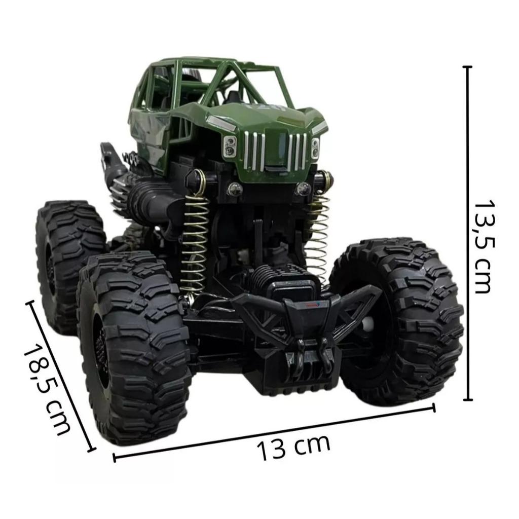 Carrinho De Controle Remoto Elétrico Monster Truck 4x4 Top