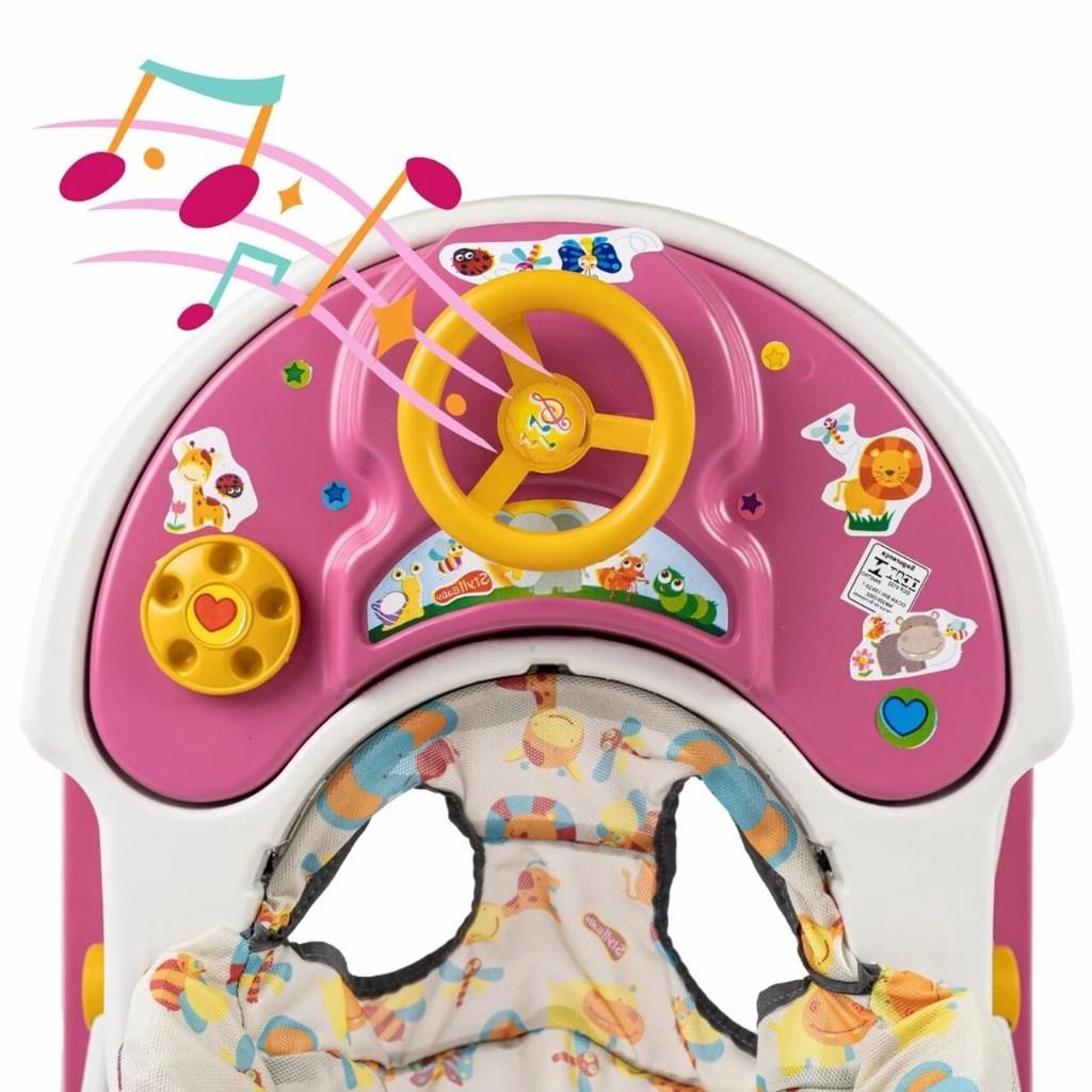 Andador Infantil Da Styll Baby Com Musica E Painel Didatico Sonoro Musical Som