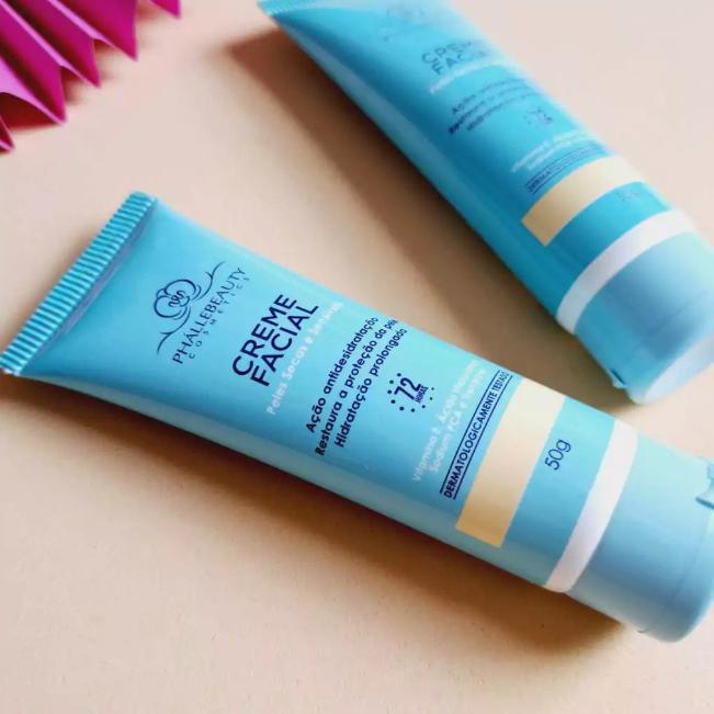 Creme Facial Peles Secas E Sensíveis Phállebeauty