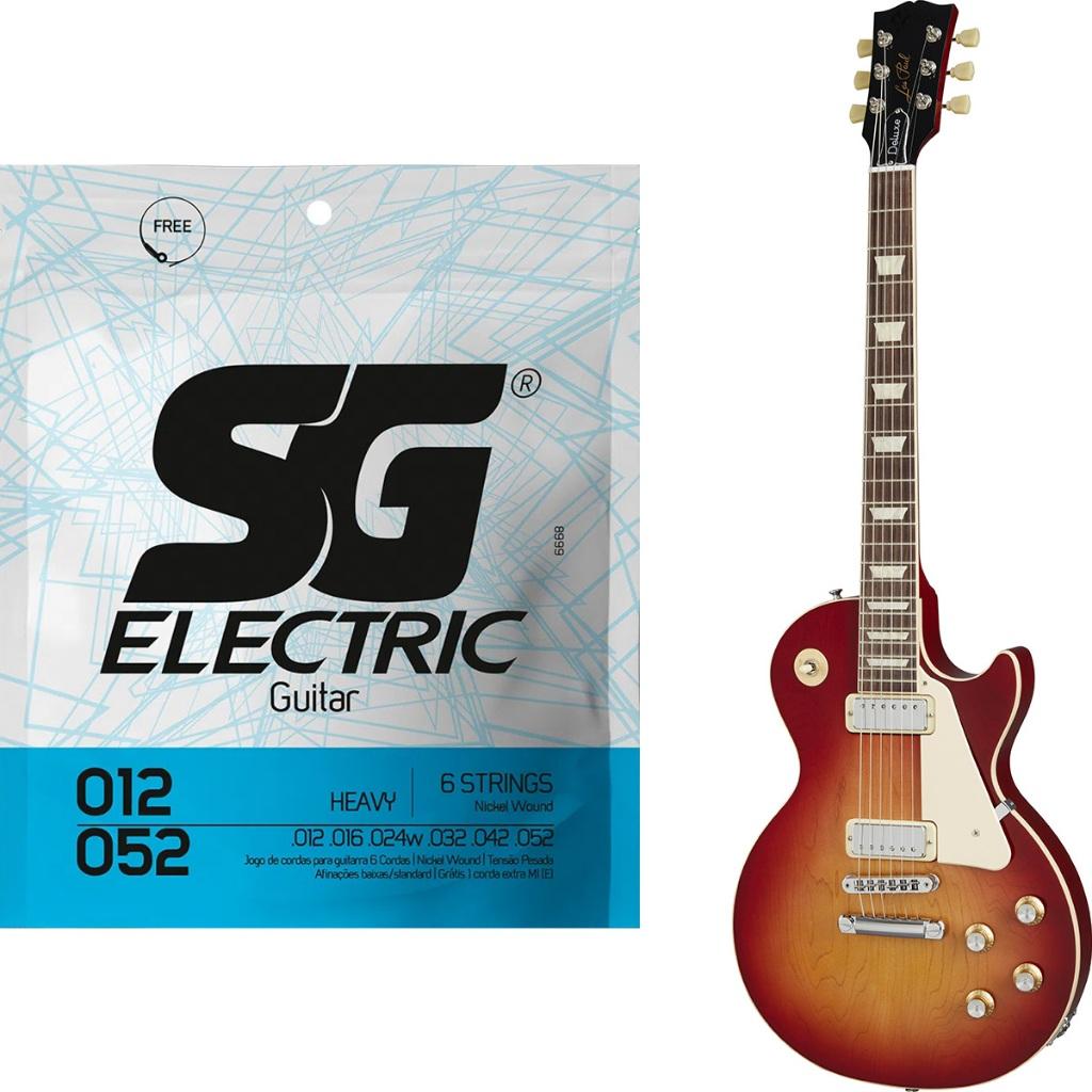 Encordoamento Guitarra Sg 012 Medium Wired + 1ª Mi