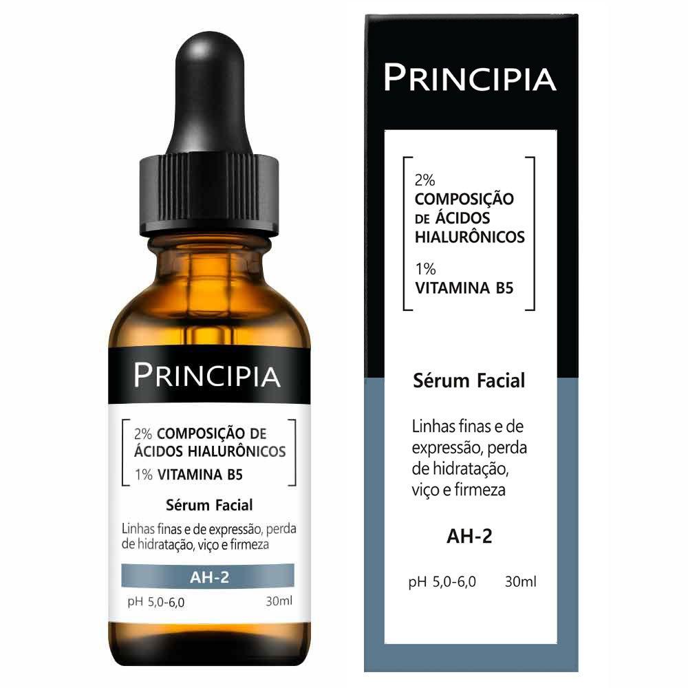 Principia Kit Primeira Rotina De Skincare C/Gel De Limpeza Gl-02 + Sérum Hialurônicos AH-2 + Protetor Solar Ps-01 Fps60