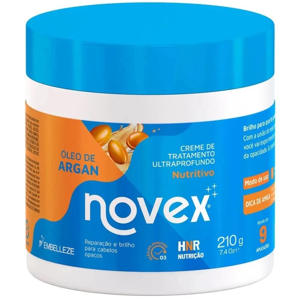 Kit Cronograma Capilar Novex Mini - Bambu + Argan + Colágeno 210G