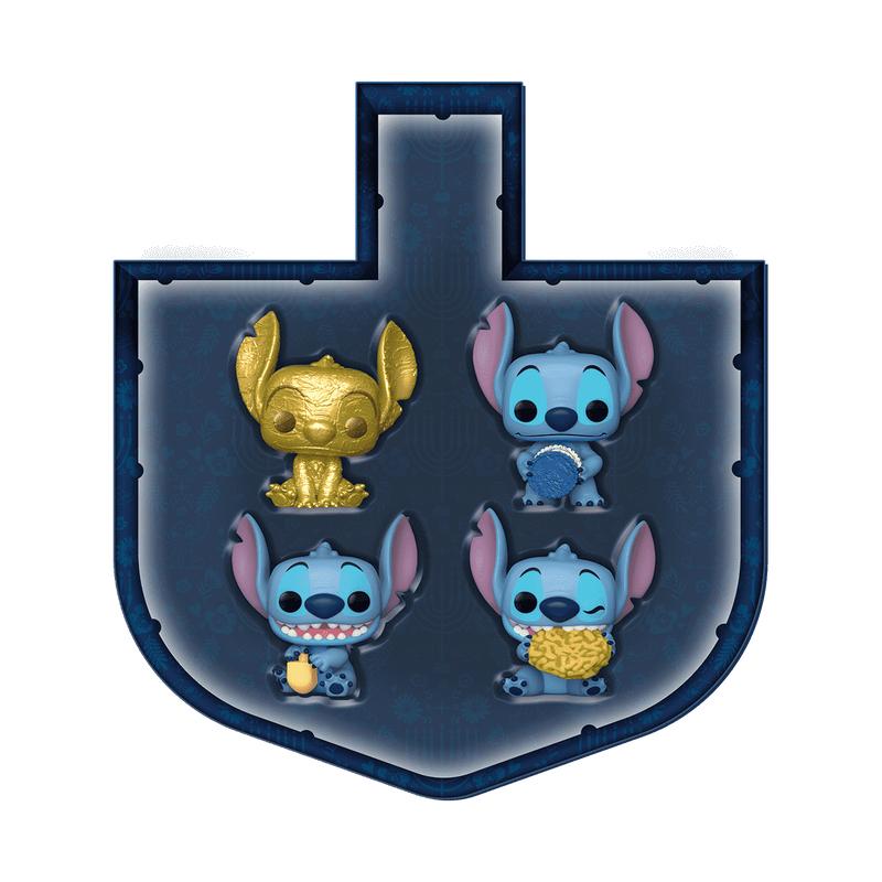 Funko Pop Pocket Disney Stitch Dreidel Box 4pack 79952 Novo Original