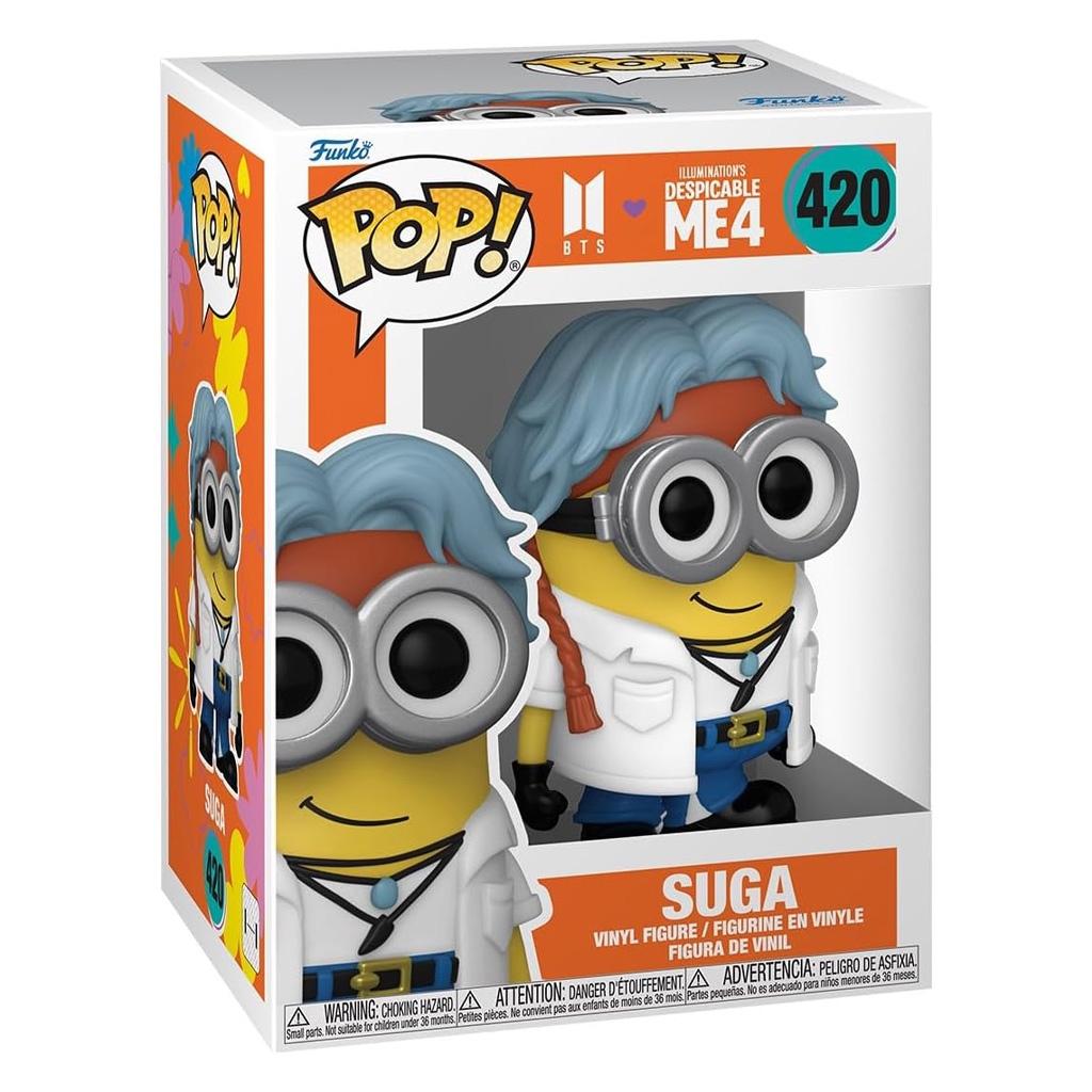 Funko Pop Minions X Bts - Suga 420 Novo Original