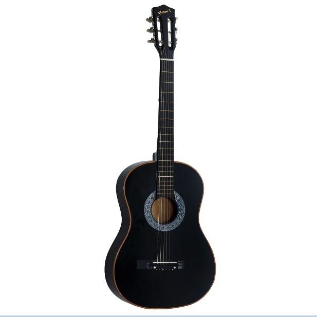 Violão Musical Queen S Adulto Cordas Nylon E Aço Acústico Para Iniciantes