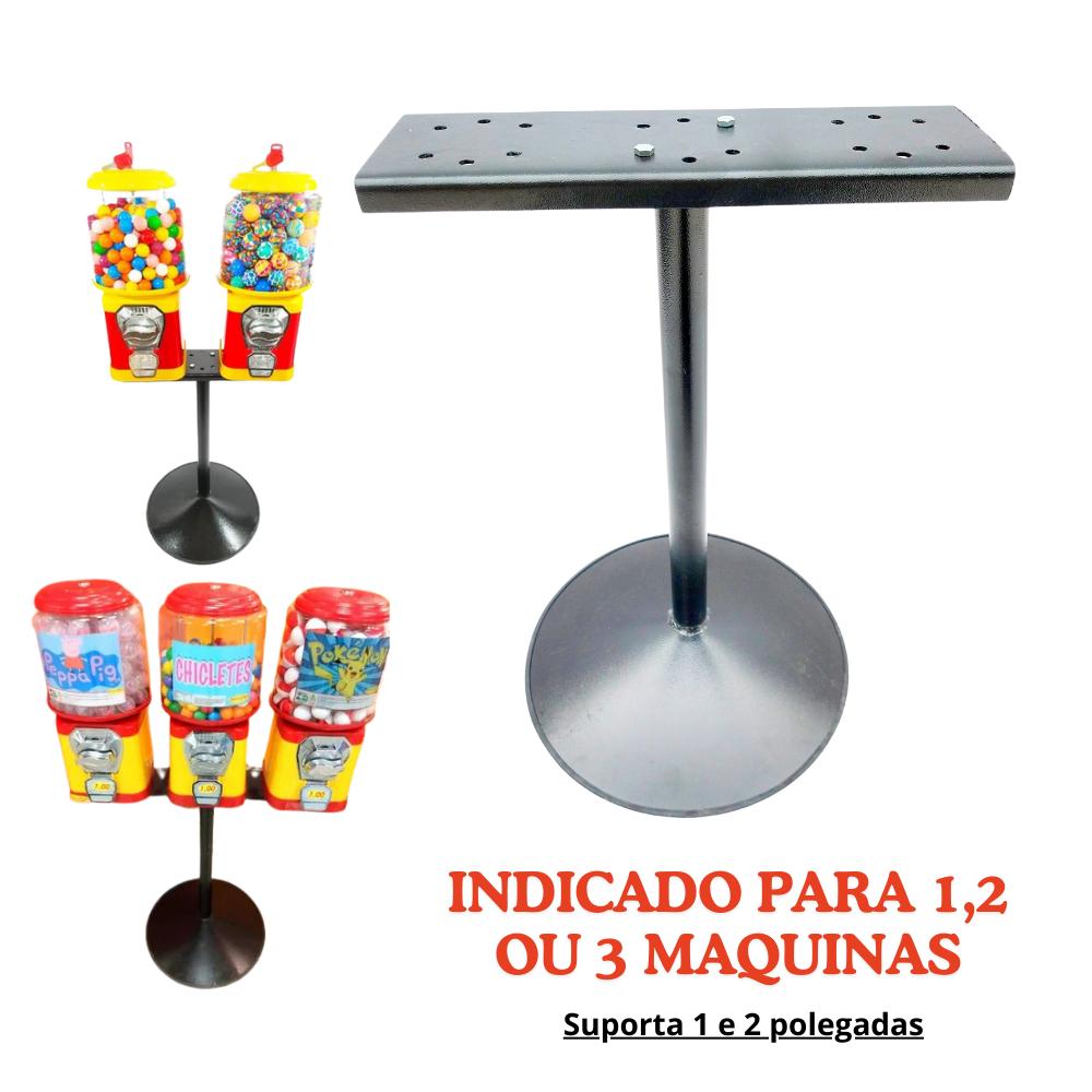 Pedestal Suporte Base Redonda Para Maquina De Bolinha Pula Vending Machine