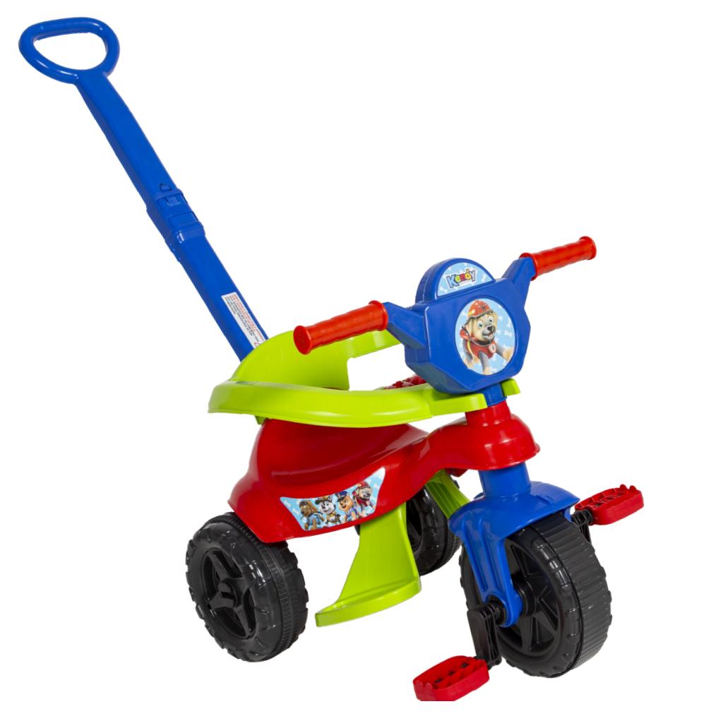 Motoca Completa Com Pedal Protetor E Empurrador Certificado Inmetro - Uso De 1 A 3 Anos - Queen Shop