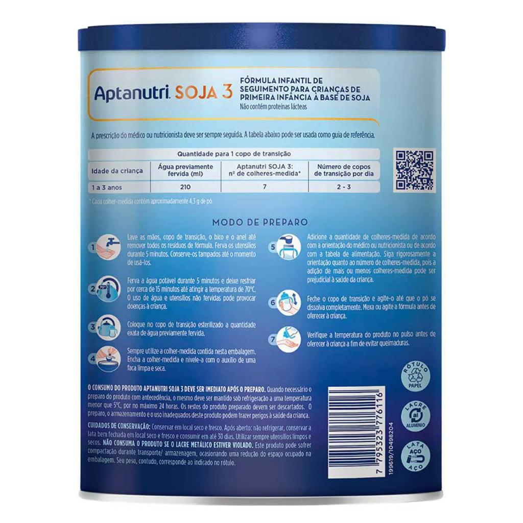 Aptanutri Soja 3 Danone 800g