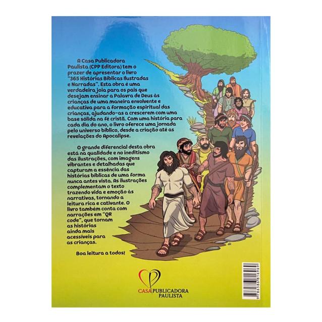 365 Histórias Bíblicas Ilustrada E Narradas