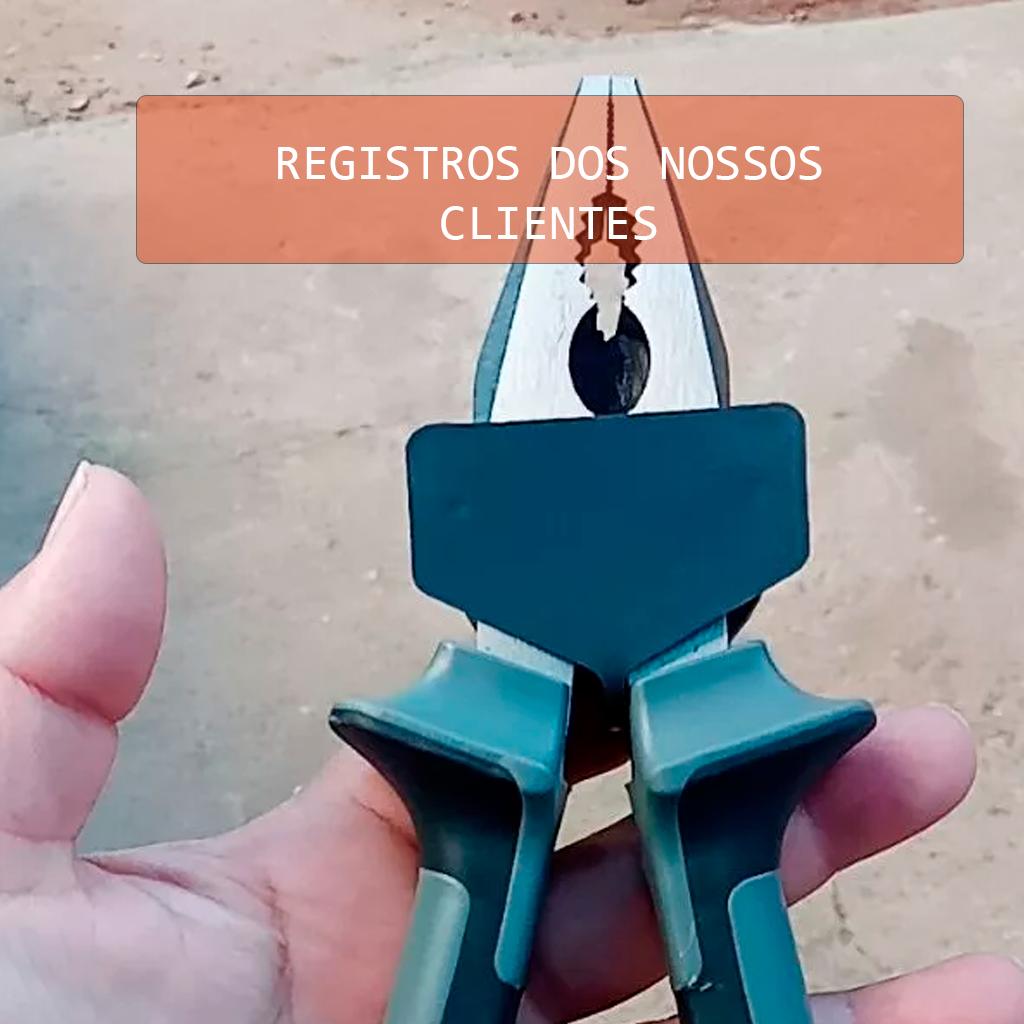 Alicate Universal 8pol. Cabo Emborrachado Profissional Resistente Eletricista Corte Aperto