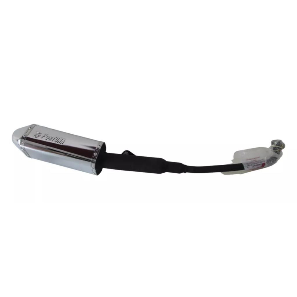 Escapamento Moto Honda Biz 125 2005 A 2008 Mini Tri Oval F1 Fortuna