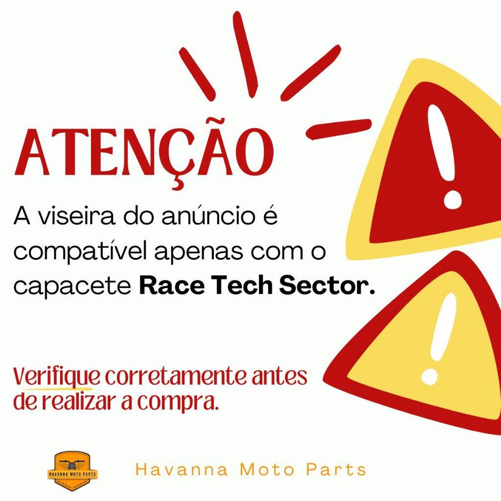 Viseira Camaleão P/Capacete Race Tech Sector