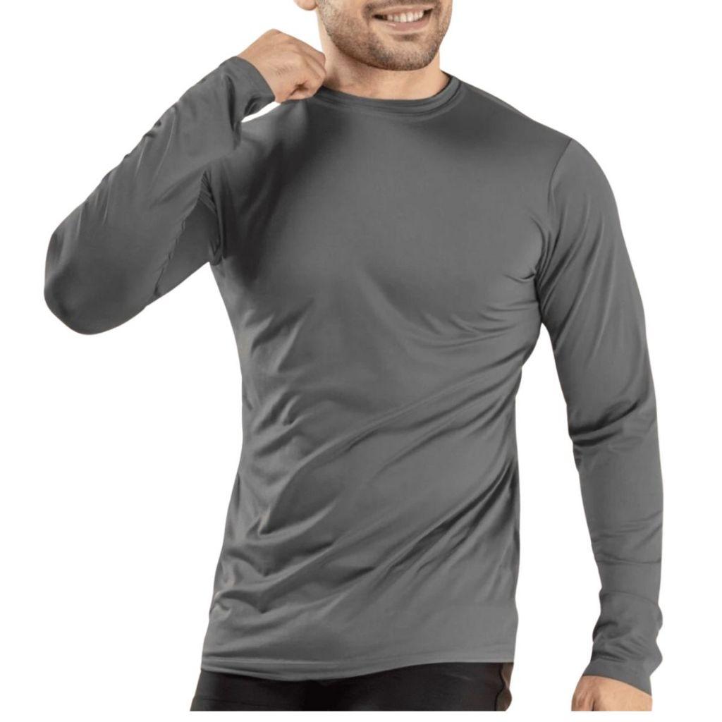 Kit 4 Camisetas Térmicas Segunda Pele Estilo Esporte Conforto Proteção Solar Uv