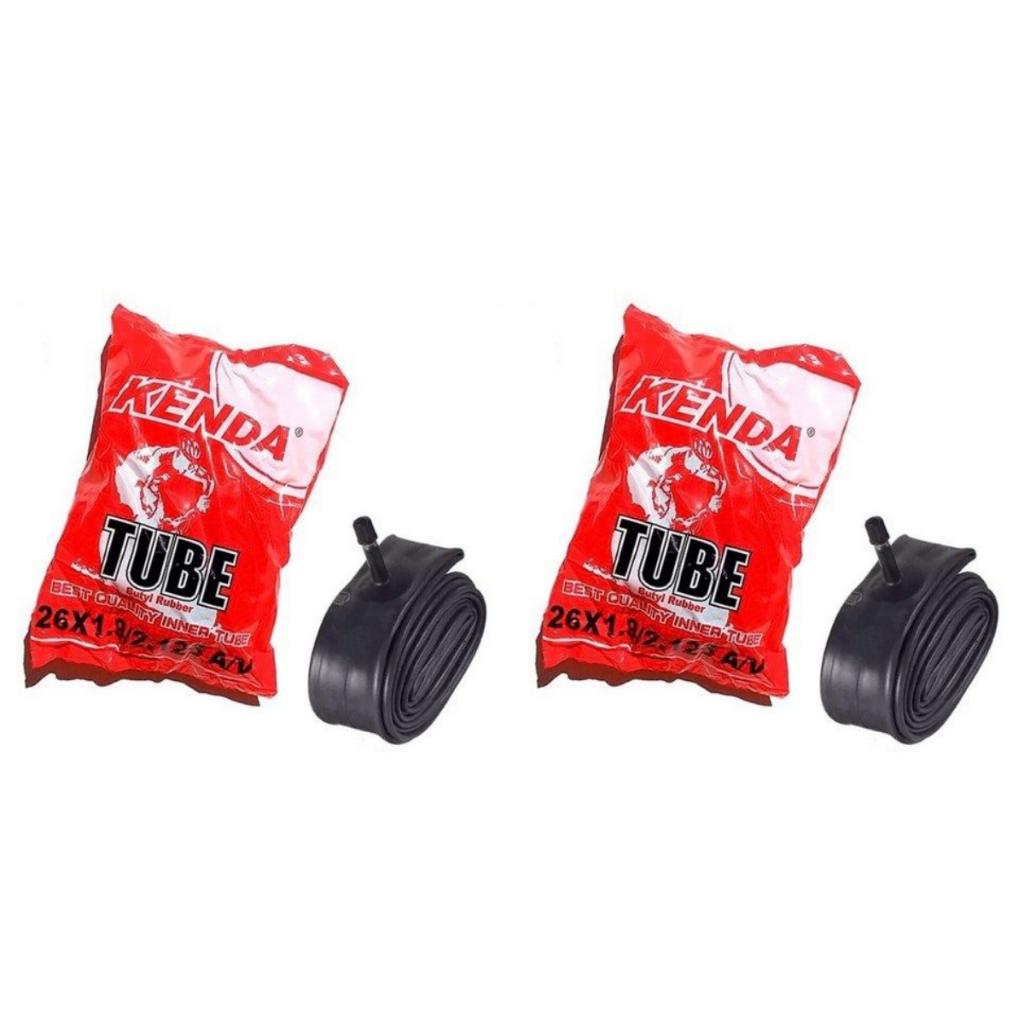 Kit Par Câmara Ar Schrader Aro 26x175/2.125 + Bomba De Ar Bike