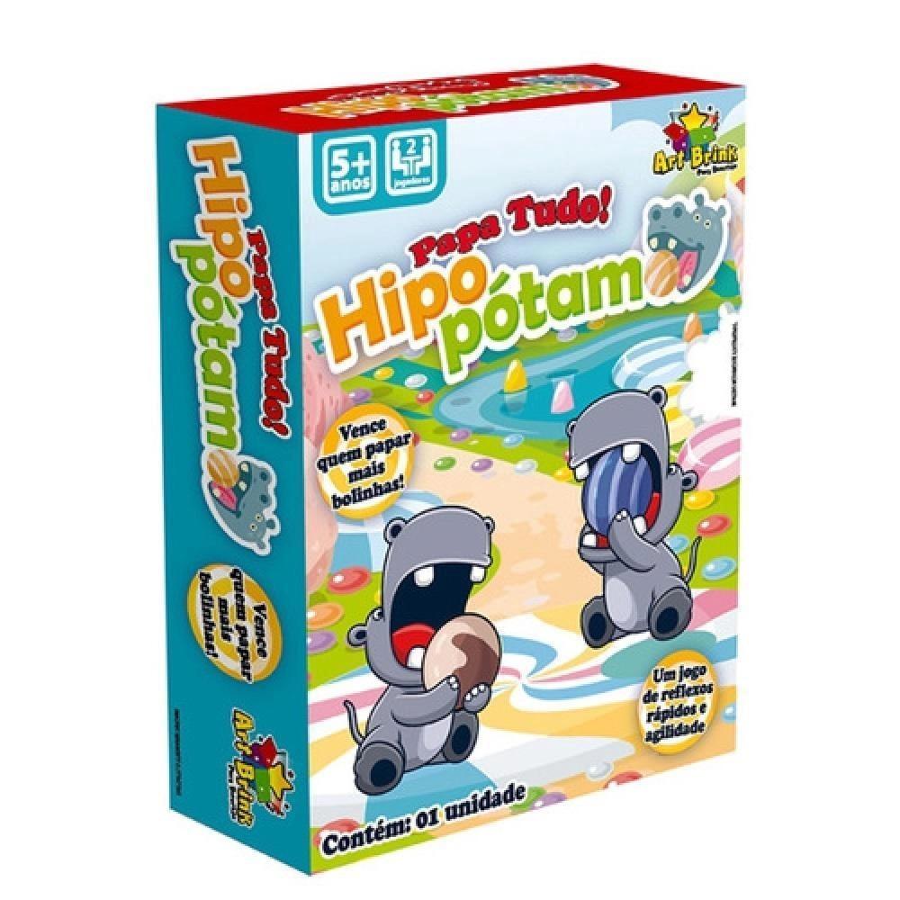 Jogo Infantil Interativo Papa Tudo Hipopótamo - Art Brink