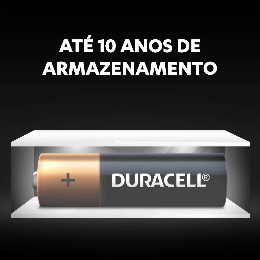 Pilha Alcalina Aaa Duracell 8 Unidades