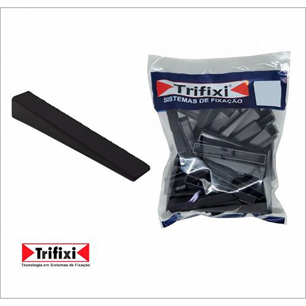 Cunha Para Nivelador De Pisos 50 Unidades Preto Trifixi