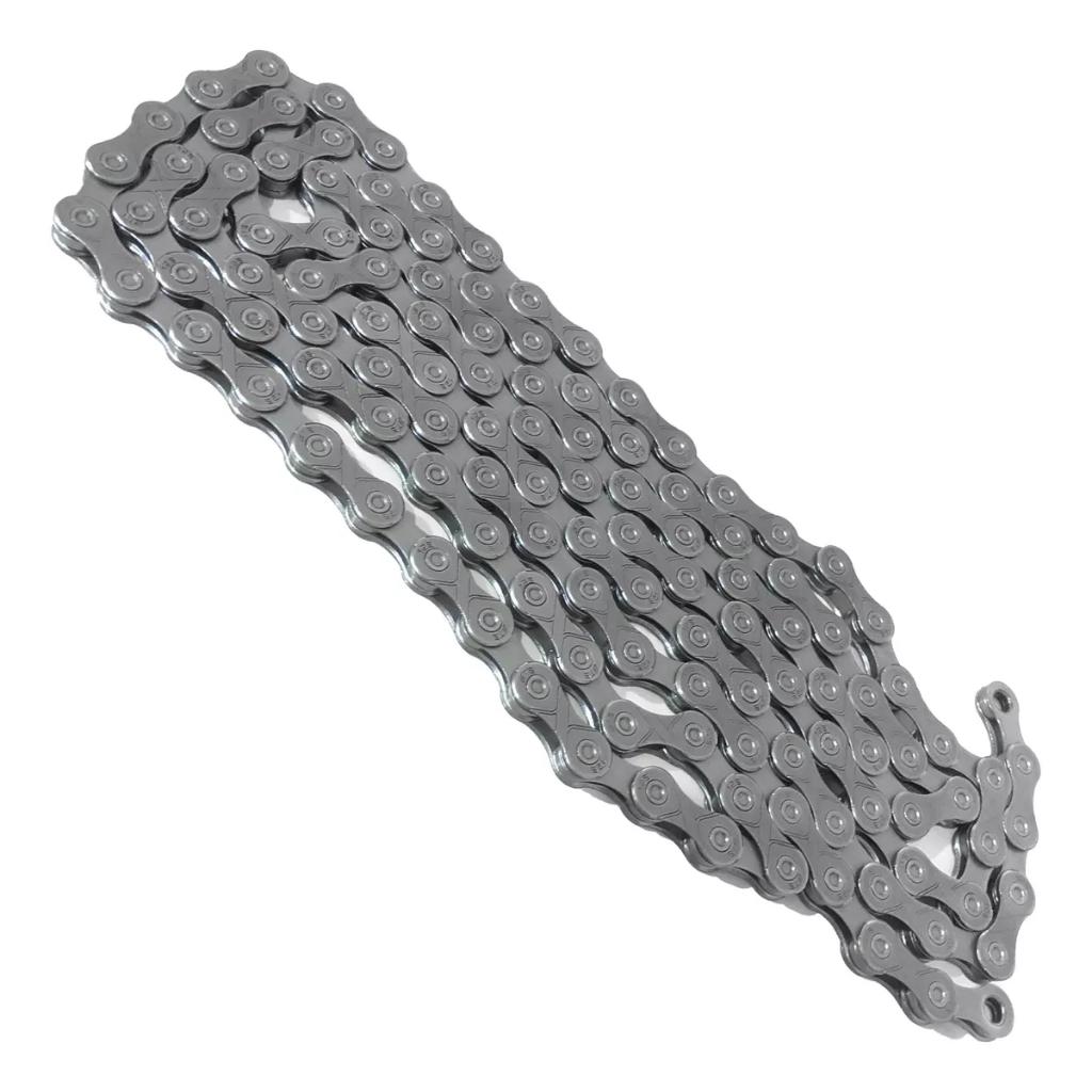 Corrente Gts 12v Index 126 Elos Prata Bike Fina Bicicleta