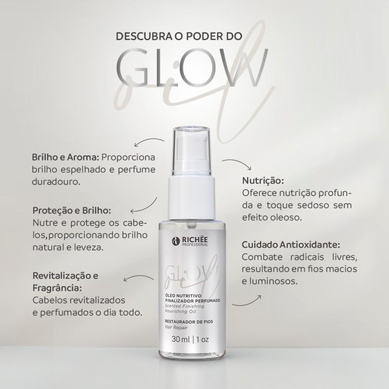 Oil Glow Óleo Perfumado Oleo Capilar Finalizador 30g