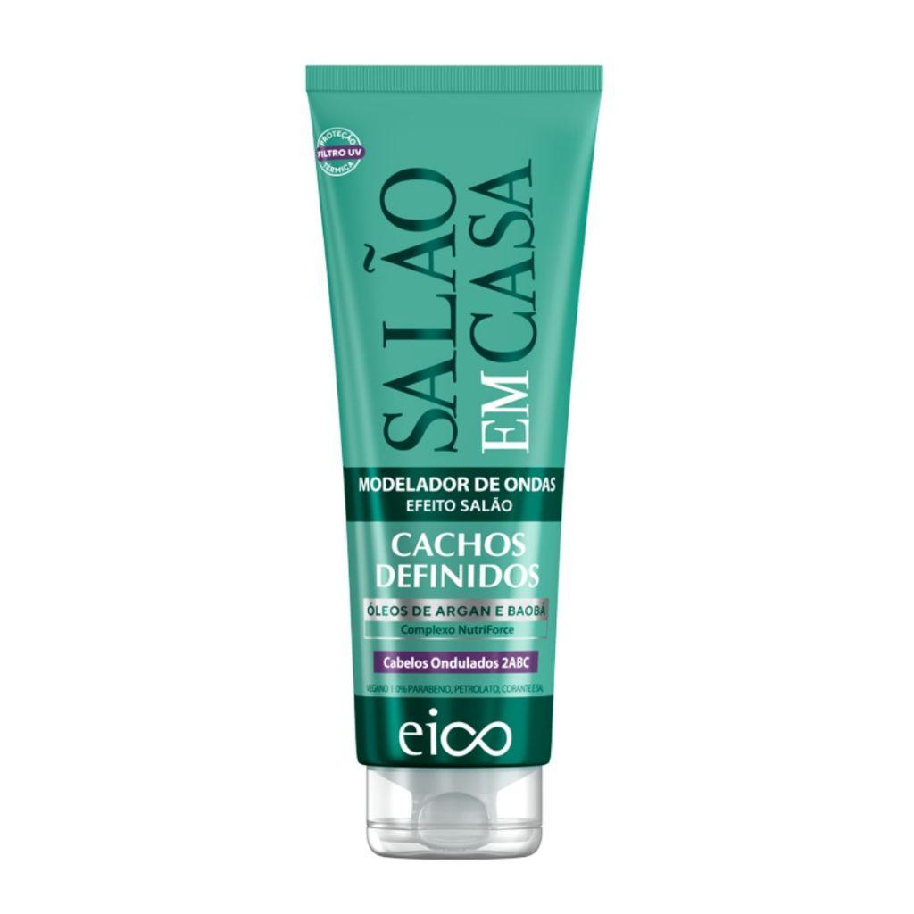 Eico Salão Em Casa Cachos Definidos Shampoo E Condicionador 450ml + Modeladores Curvas 2ABC 3ABC