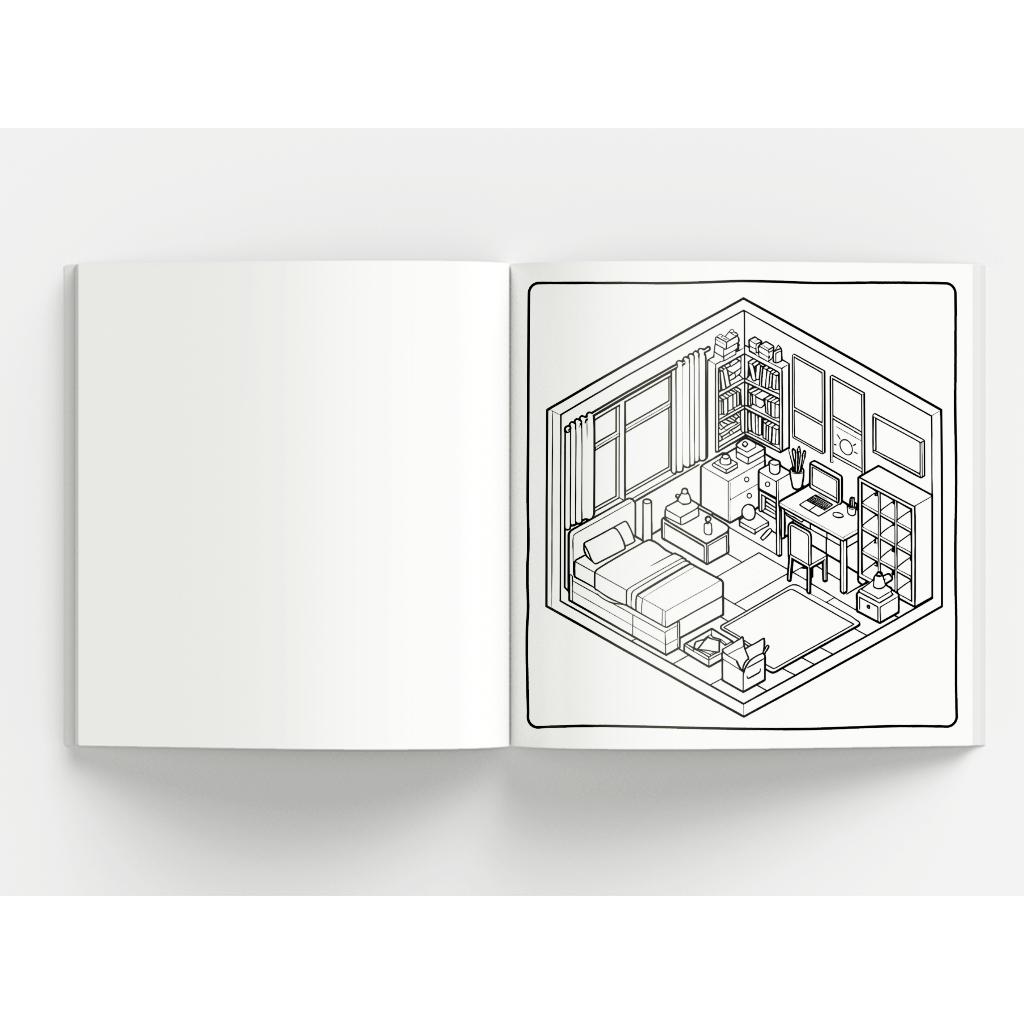 Cute Comfy - Coloring Book For Adults