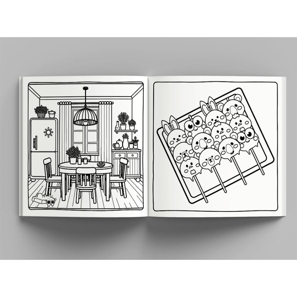 Cute - Coloring Book For Adults