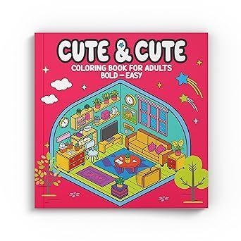 Coleção Cute Coloring Book For Adults Especial - Kit Com 3 Livros De Colorir