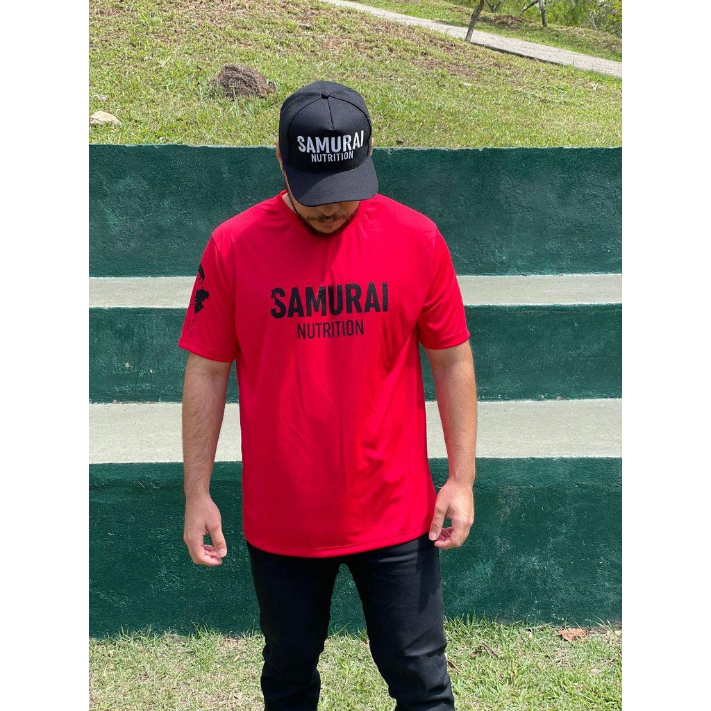 Kit 2 Unidades Camiseta Samurai Nutrition Dragão - Para Treino Academia