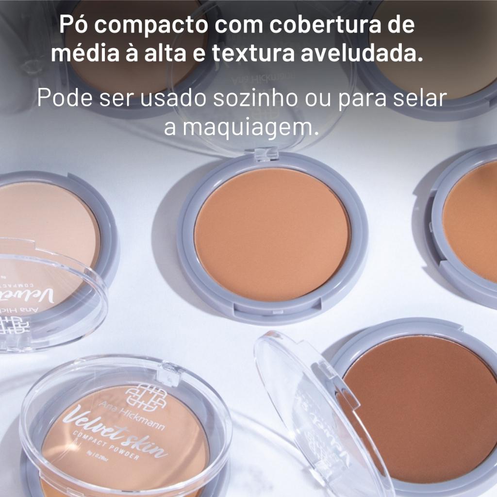 Pó Compacto CP70 Compact Powder Velvet Skin Ana Hickmann