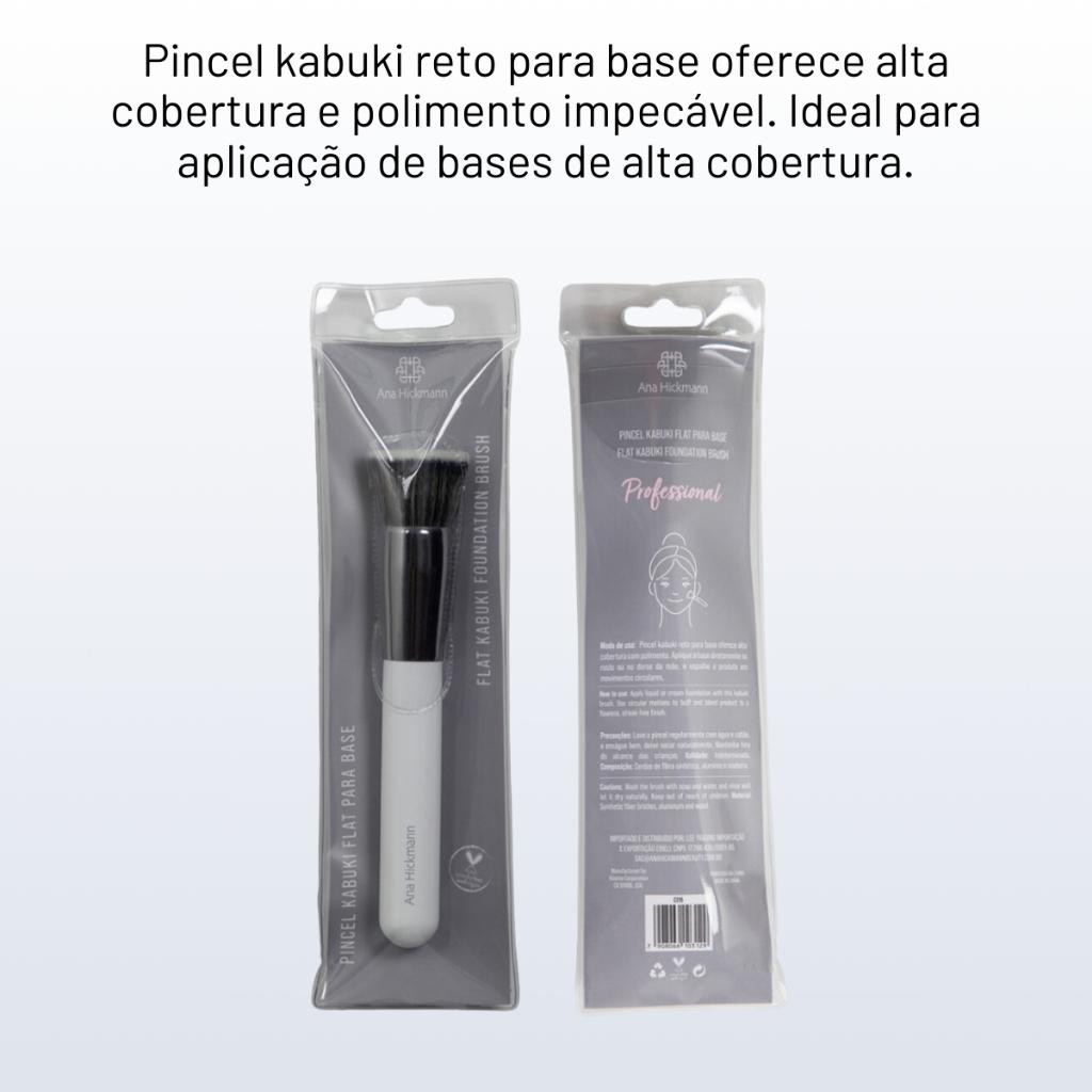 Flat Kabuki Foundation Brush - Pincel Kabuki Flat Para Base