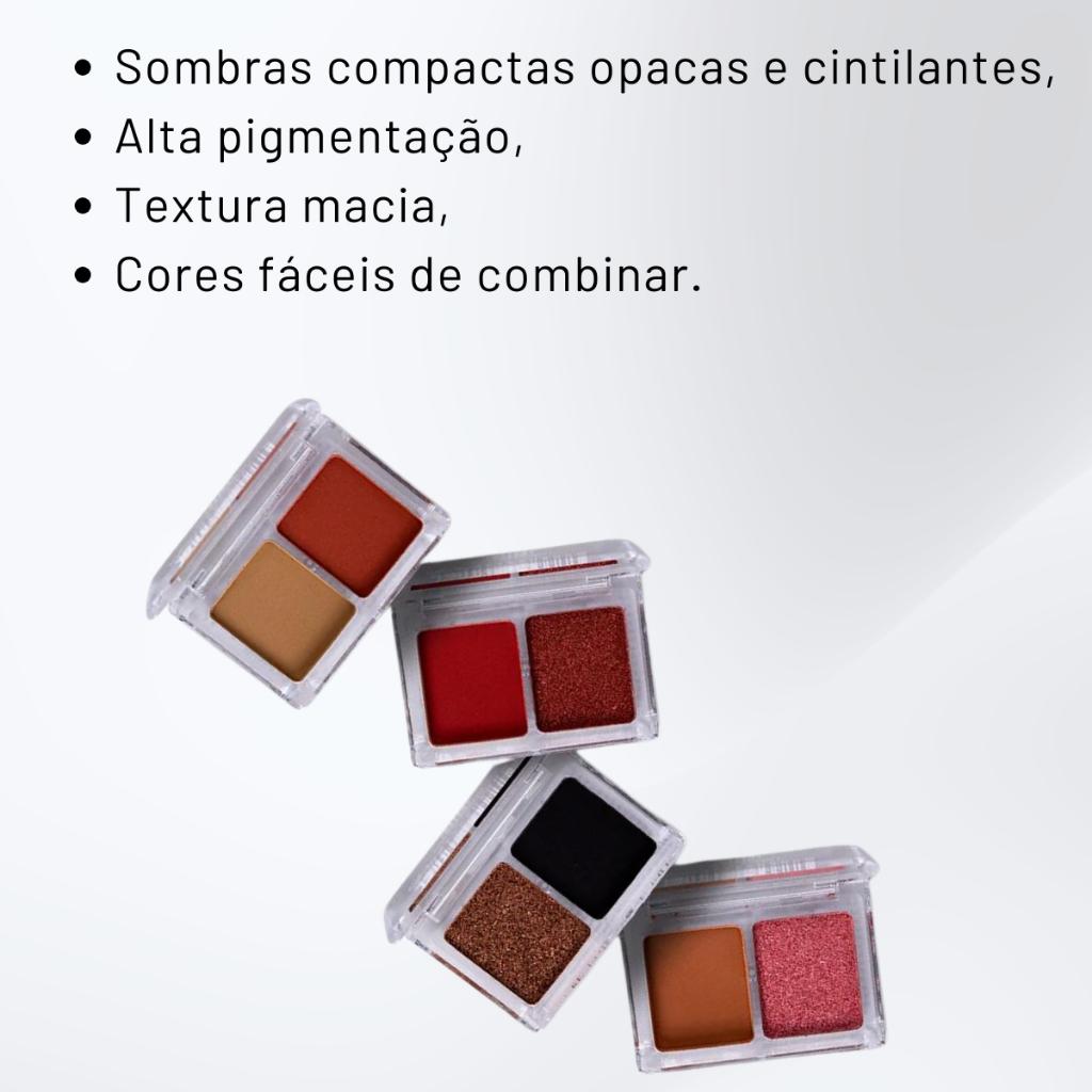 Maquiagem Sombra Dupla Para Olhos Compacta Eyeshadow Ana Hickmann