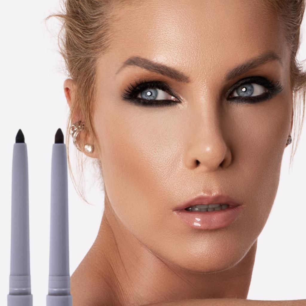 Lápis De Olho Preto Gel Eyeliner Black Ana Hickmann