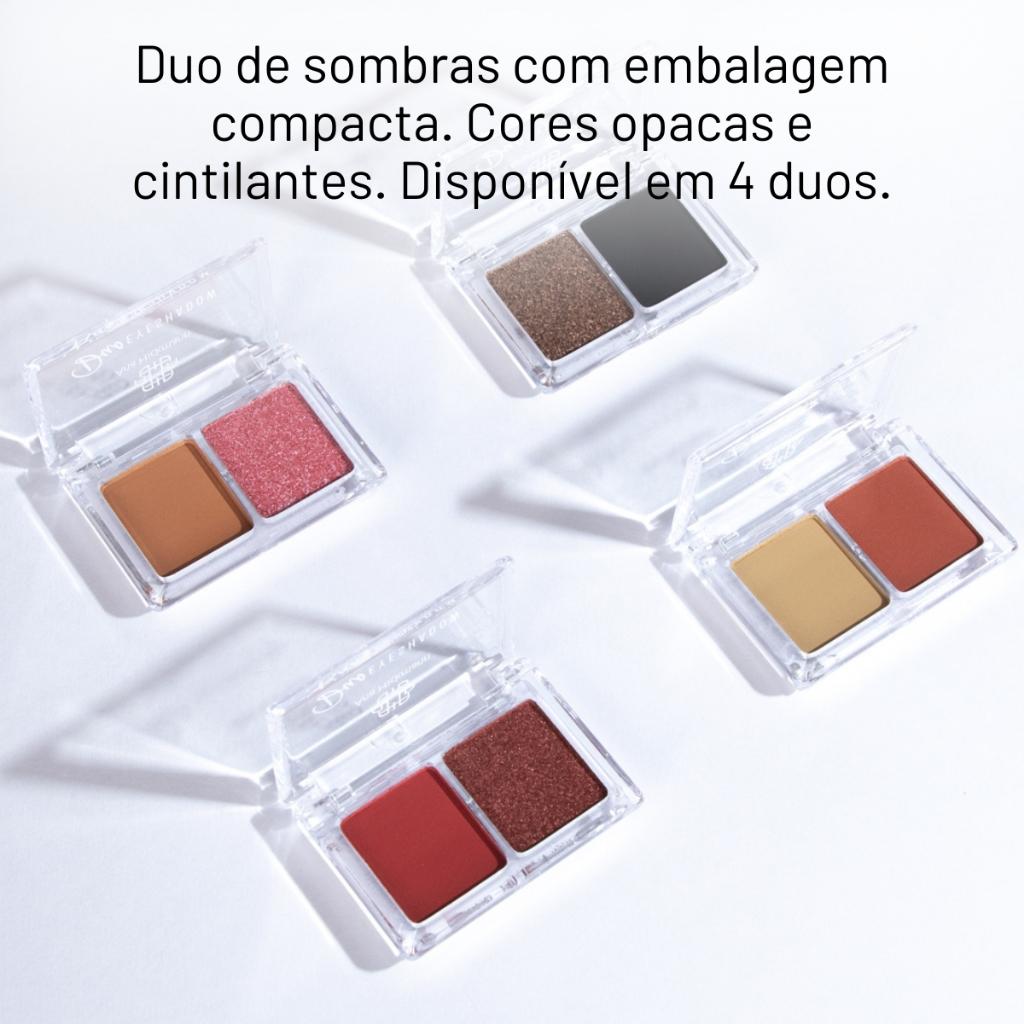Ana Hickmann Duo Eyeshadow Duo 2 (marsala E Rose Gold)