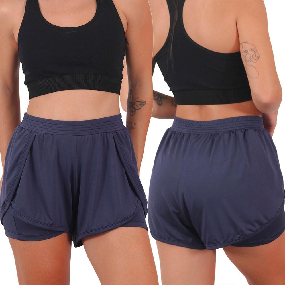 Shortinho Corrida Com Bolso Microfibra Fluit
