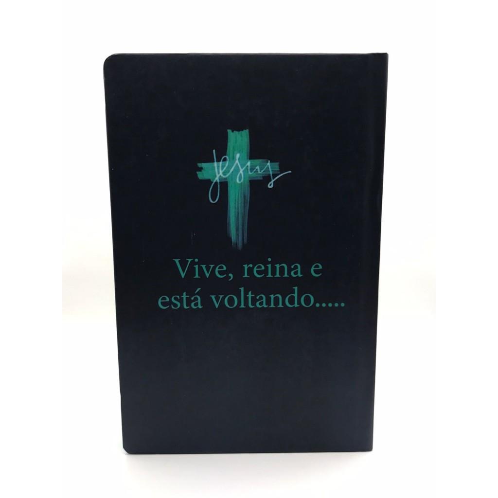 Kit 2 Bíblias Sagrada Tamanho Grande Capa Dura Com Harpa Palavras De Jesus Em Vermelho
