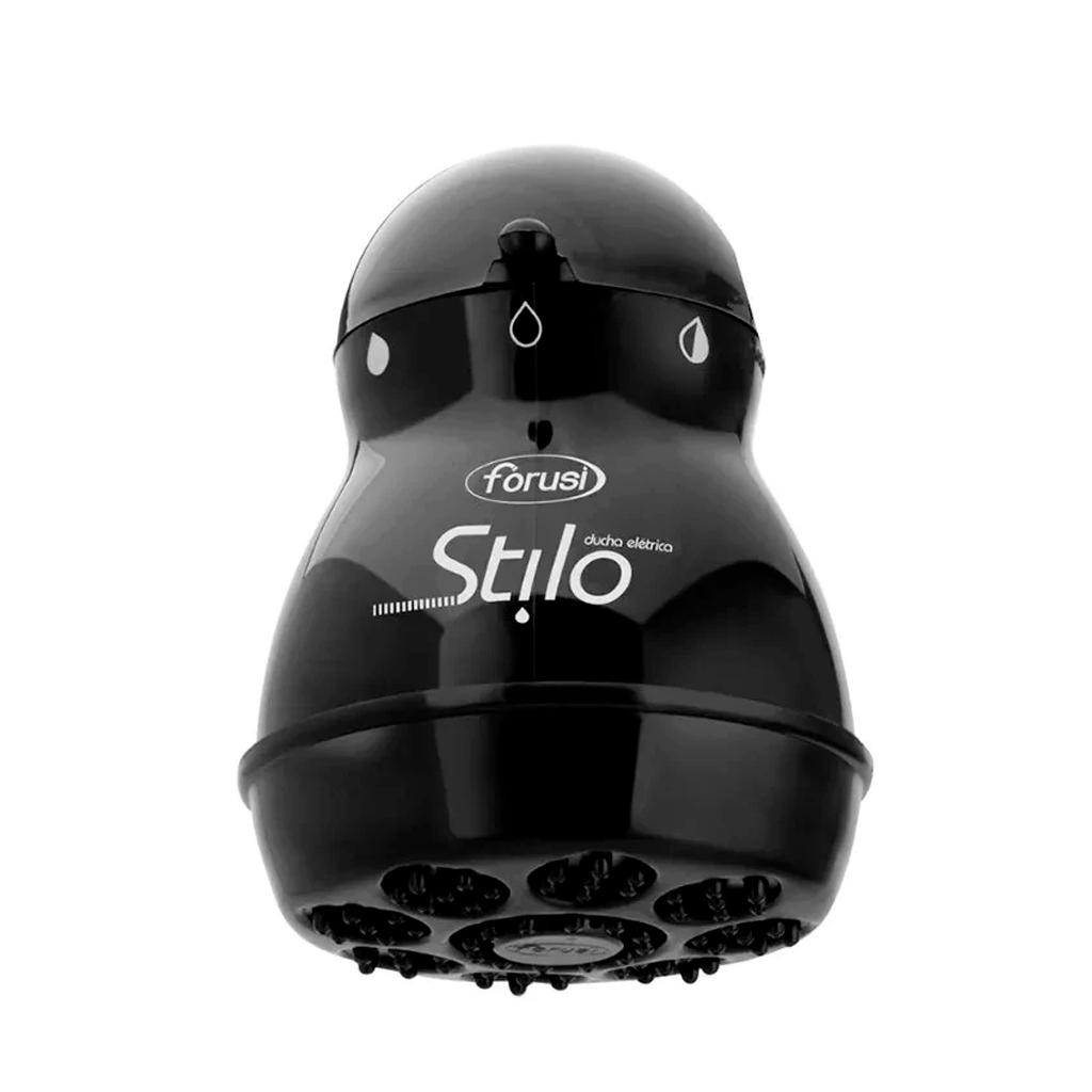Chuveiro Elétrico Ducha Stilo Branco Ou Preto 3 Temperaturas 4400w 110v Ou 220v - Forusi Original