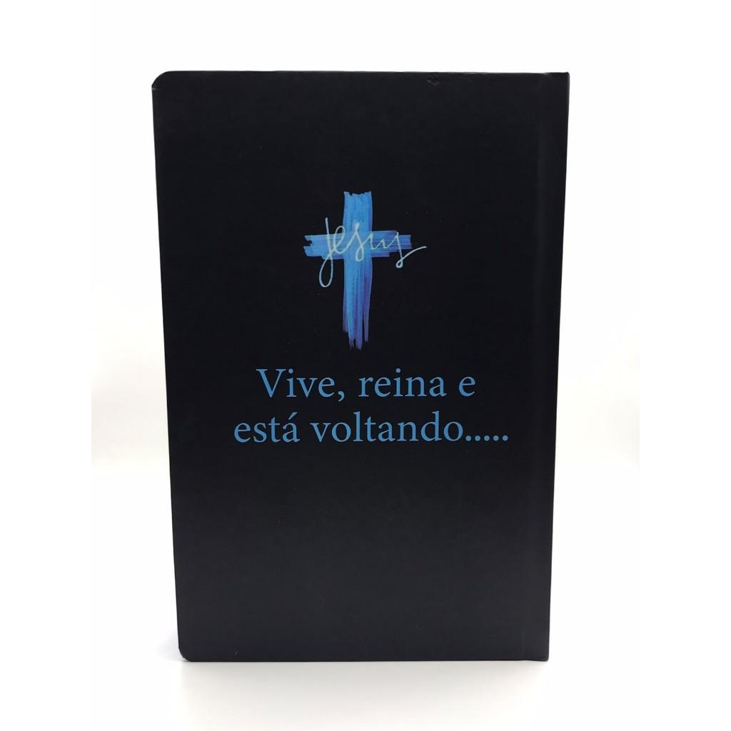 Kit 2 Bíblias Sagrada Tamanho Grande Capa Dura Com Harpa Palavras De Jesus Em Vermelho