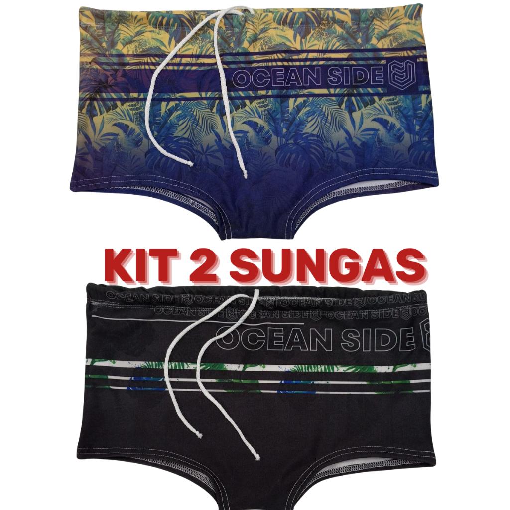 Kit 2 Sungas Masculinas Adulta